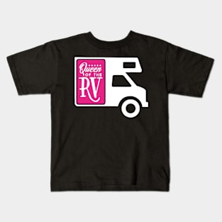 Camping: Queen of the RV Kids T-Shirt